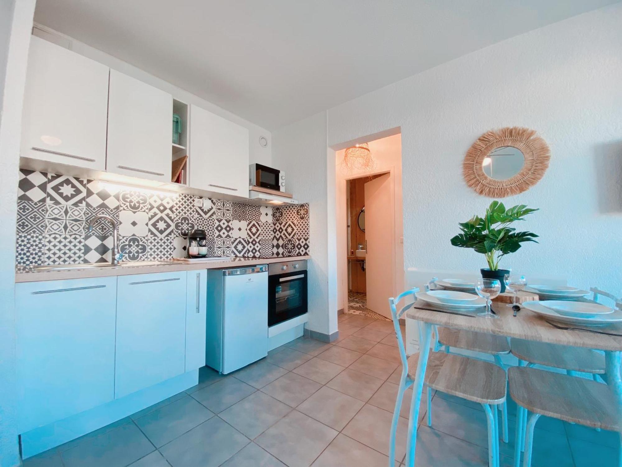 Superbe T2 Au Calme Avec Balcon Sur La Marina - 10 Apartment Canet-en-Roussillon Luaran gambar