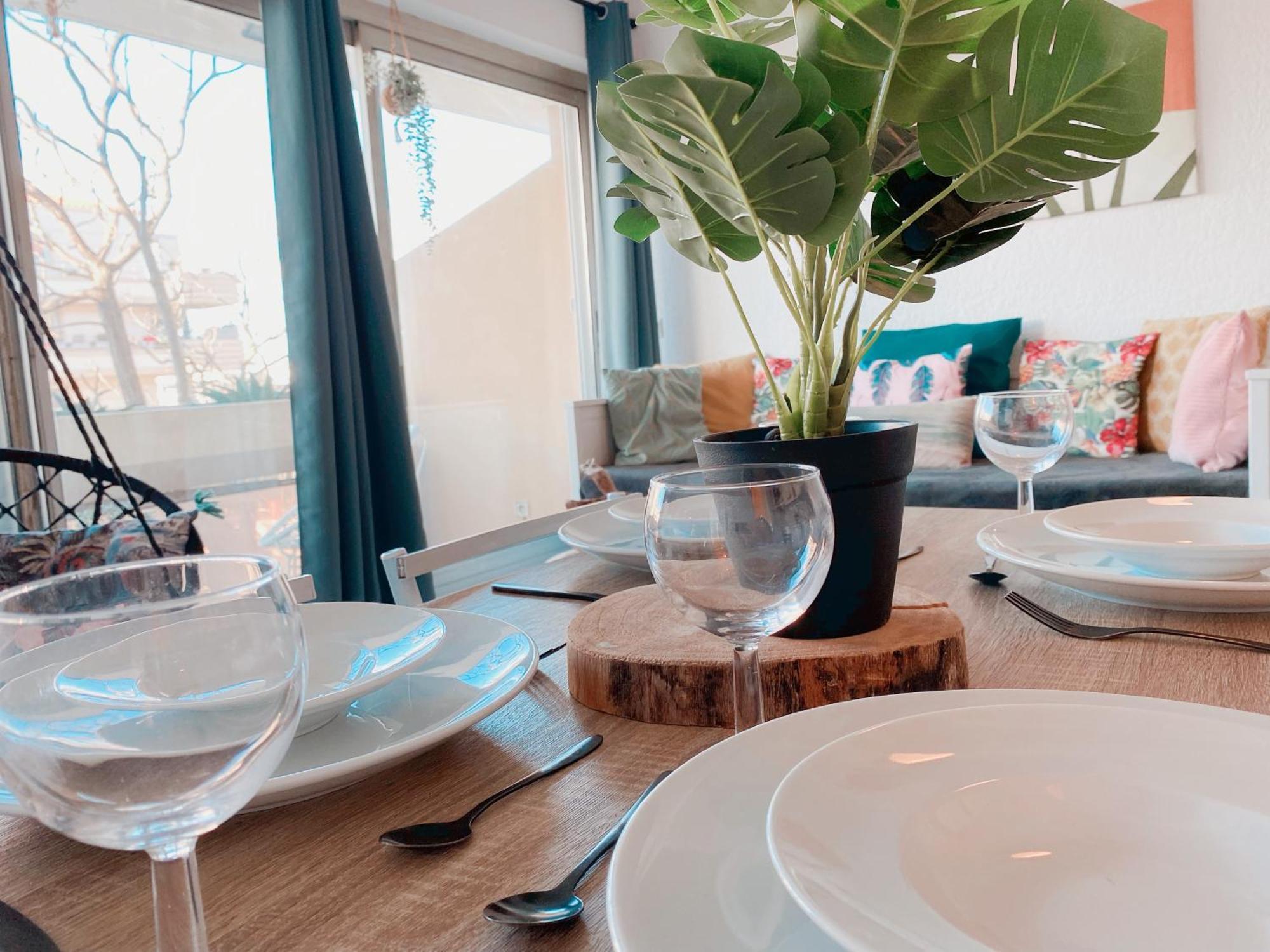 Superbe T2 Au Calme Avec Balcon Sur La Marina - 10 Apartment Canet-en-Roussillon Luaran gambar